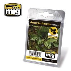 Lasergesneden planten Mig Jimenez A.MIG-8461 Jungle bladeren