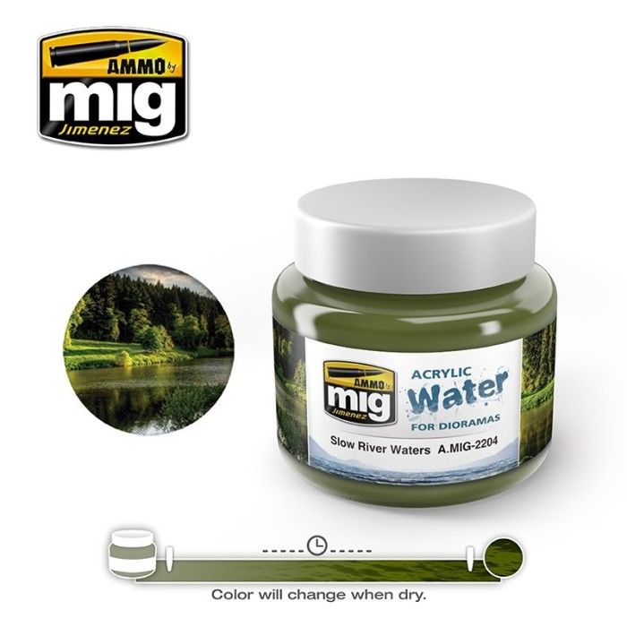 Verf Mig Jimenez Watereffecten A.MIG-2204 Langzaam rivierwater