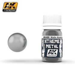 Verf AK Interactive AK488 Xtreme Metaalkleur Aluminium Mat 30 ml
