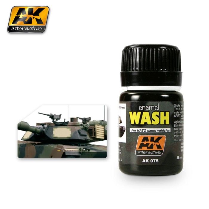 AK Interactive Weerverf AK075 Wash voor NAVO-voertuigen