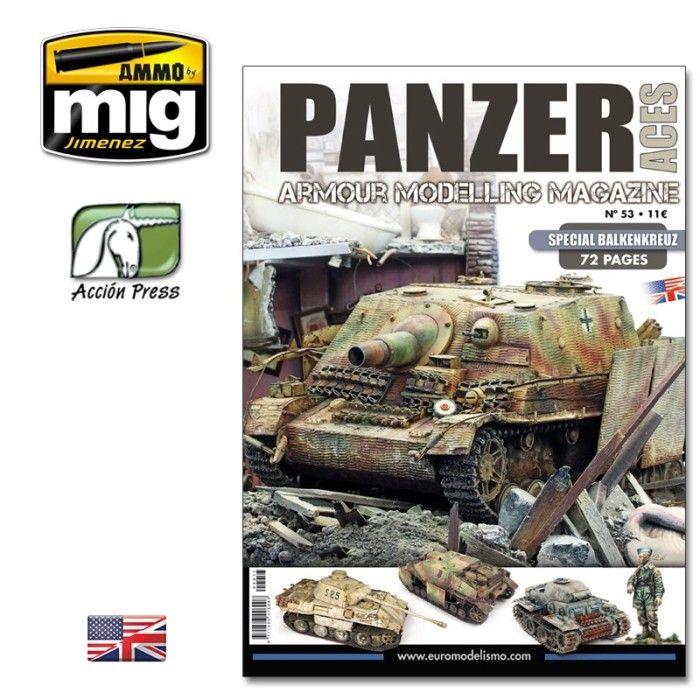 Panzer Ace N°53 Speciaal Balkenkreuz (Engelse versie)