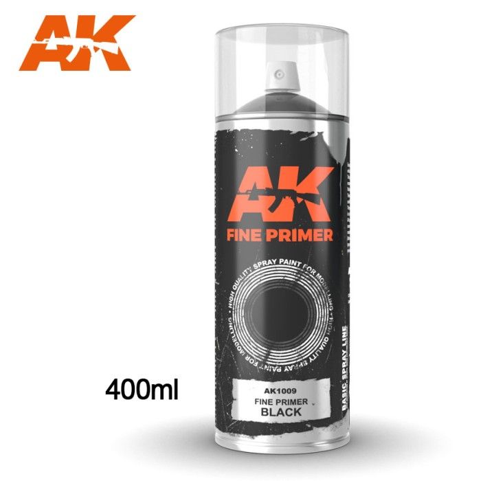 AKSpray Fijnspray Zwart 400 ml
