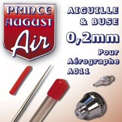 0,2 Airbrush-naald en mondstuk AO11