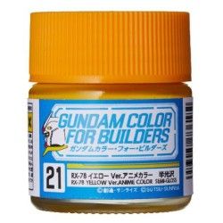 Gundam Colrs voor bouwer RX-78 geel