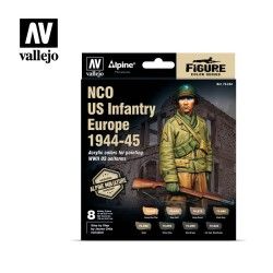 NCO US Infanterie Europa '44-45' + 1 Figuur