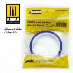 Softtouch Velours Afplakband 4 20mm x 25M