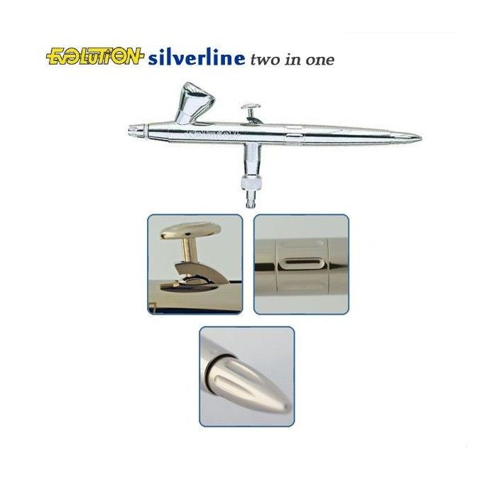 Aerographe Harder et Steenbeck, Evolution Sylverline twee in een, Aerographe online verkoop