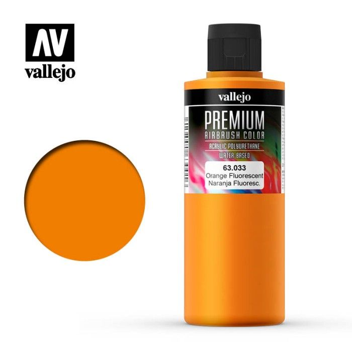 Vallejo Premium oranje fluorescerend 200ml
