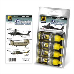 Amerikaanse legerhelikopters Set