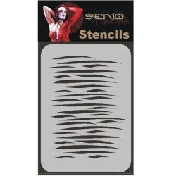 Stencil senjo kleuren Zebra 1 A4