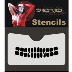 Stencil senjo kleuren Dents 2 185 x 85 mm
