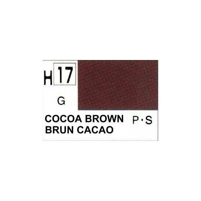 Waterige Hobby-kleurverf H017 Cacaobruin