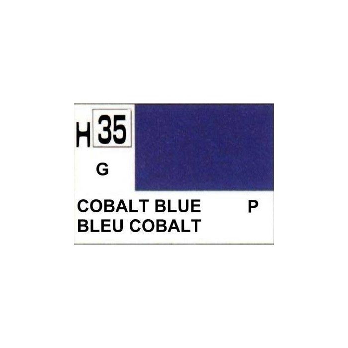 Waterige Hobby-kleurlakken H035 Kobaltblauw