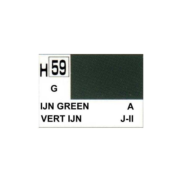 Waterige Hobby-kleurlakken H059 IJN-groen