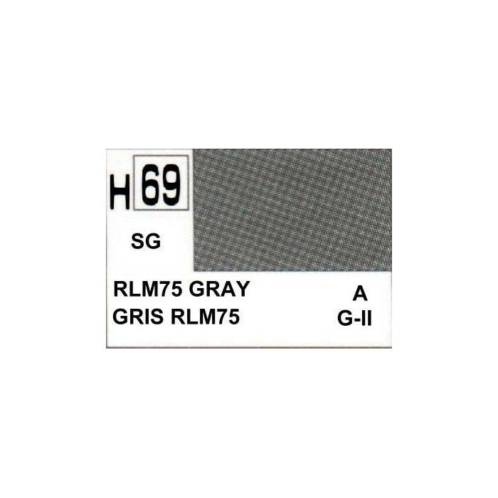 Waterige Hobby-kleurlakken H069 RLM75 Grijs