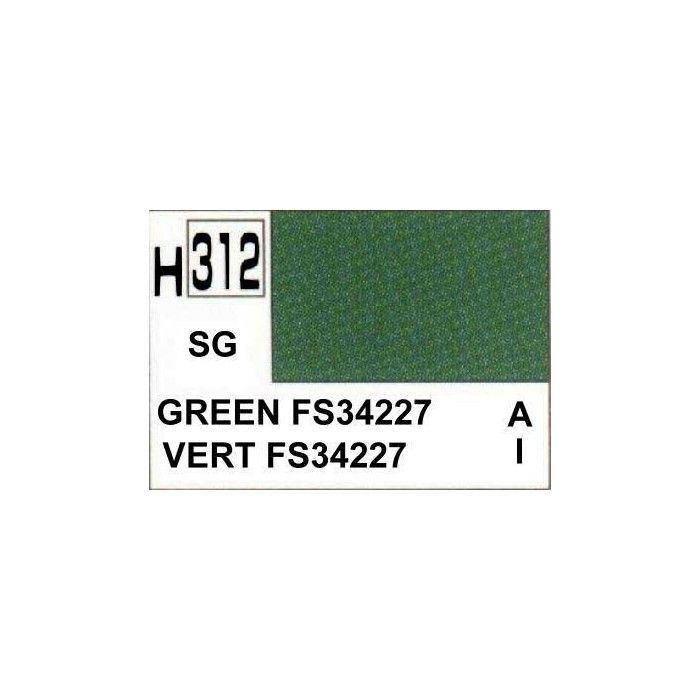 Waterige Hobby-kleurenverf H312 Groen FS34227