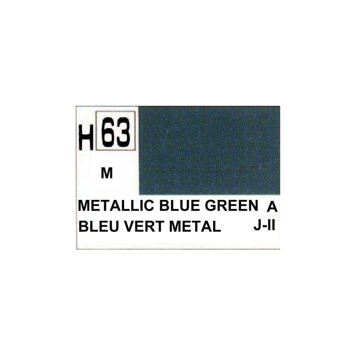 Waterige Hobby-kleurlakken H063 Metallic Blauwgroen