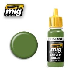 Verf Mig Jimenez Authentieke Kleuren A.MIG-0080 Helder Groen