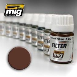 Verf Mig Jimenez Filters A.MIG-1500 Bruin voor Wit