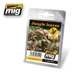 Lasergesneden planten Mig Jimenez A.MIG-8452 Jungle bladeren