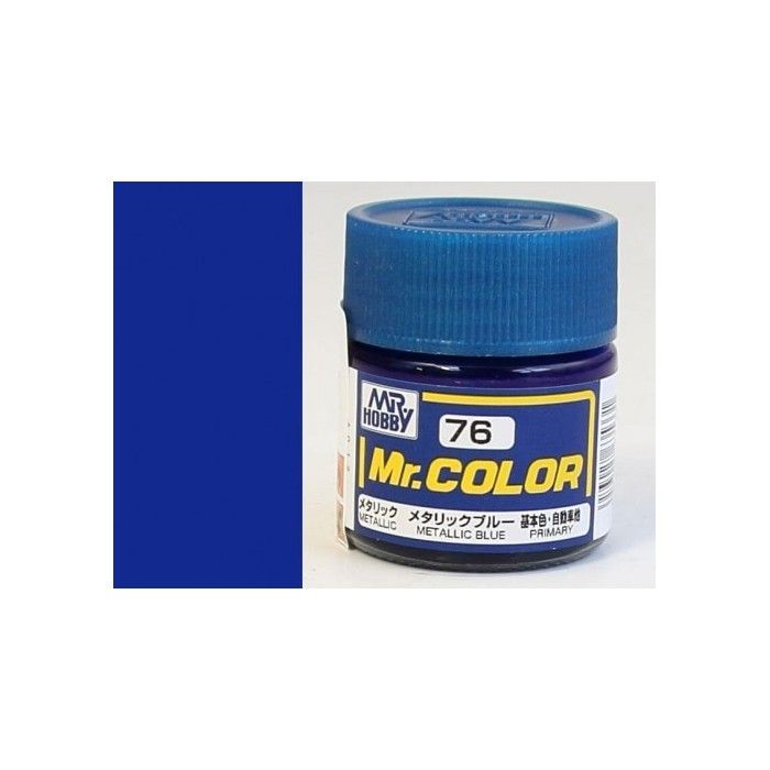 Lakwerk Mr Kleur C076 Metallic Blauw